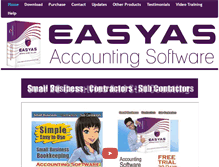Tablet Screenshot of easyasaccountingsoftware.com